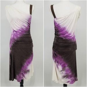Michelle Jonas Tie Die Asymmetrical Dress M